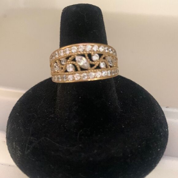 14K Gold Eternity Ring - Picture 1 of 4